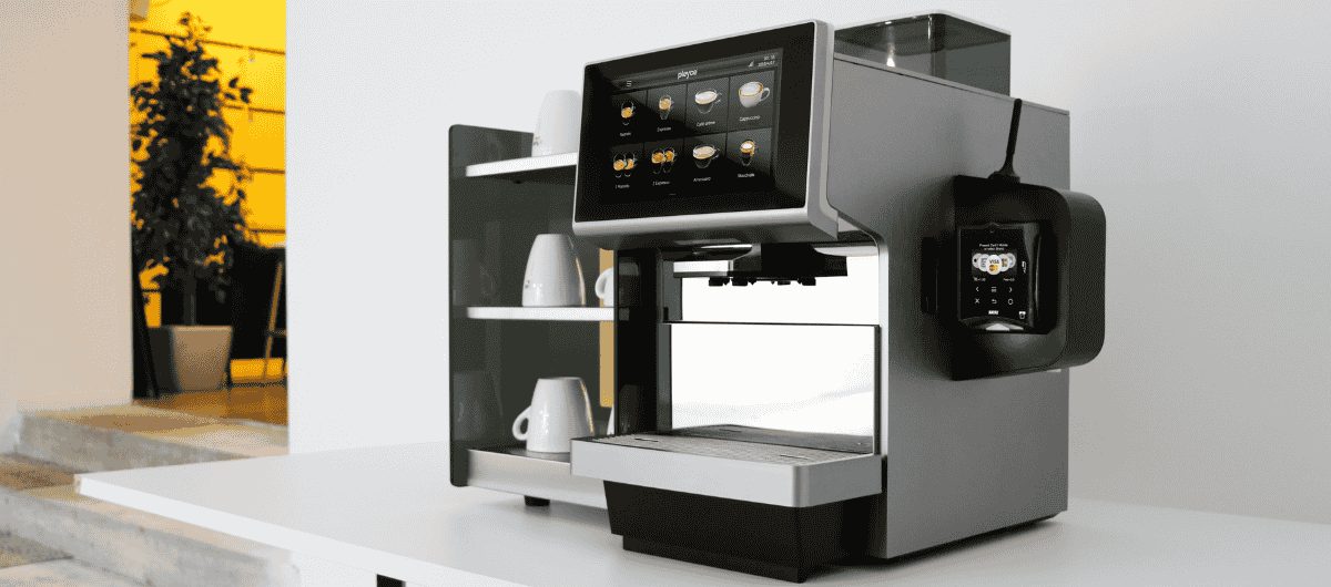 Pleyce machine à café de bureau avec monnayeur Elin