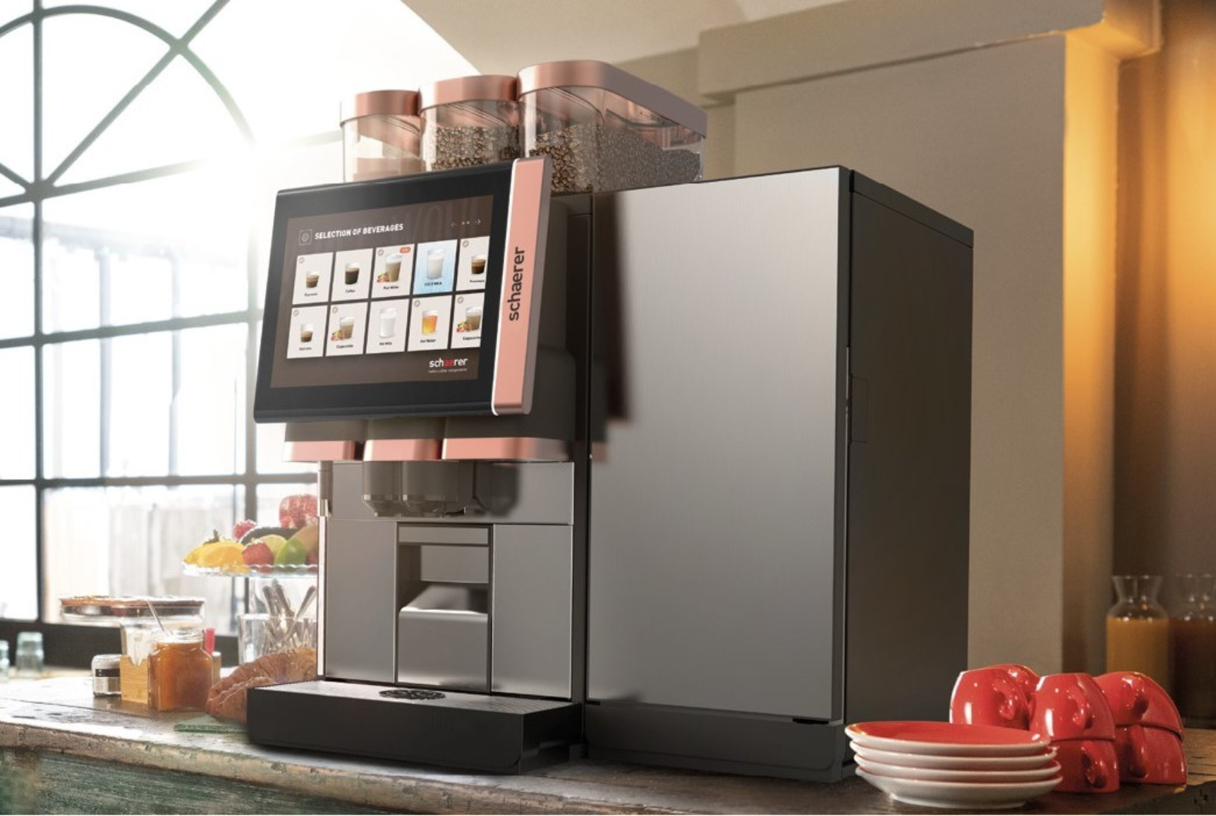 Pleyce ambiance machine à café de bureau Vanse 