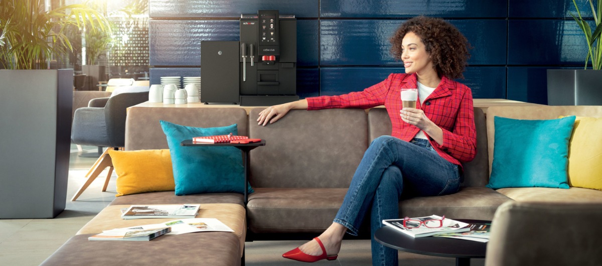 Ambiance Kobe Machine à café à grains pour entreprise