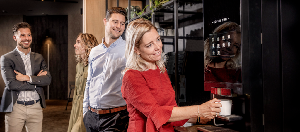 Pleyce ambiance pause café en entreprise