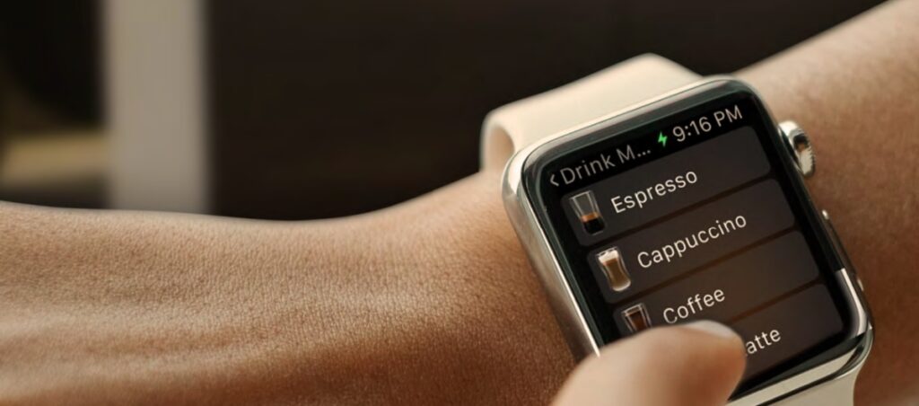 machine à café paiement par smartphone ou montre connectée 